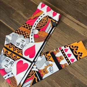 Blackmilk King of Hearts leggings